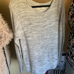 grey sweater